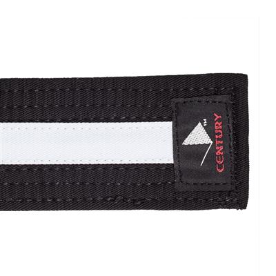 DOUBLE WRAP DELUXE STRIPED BLACK BELT